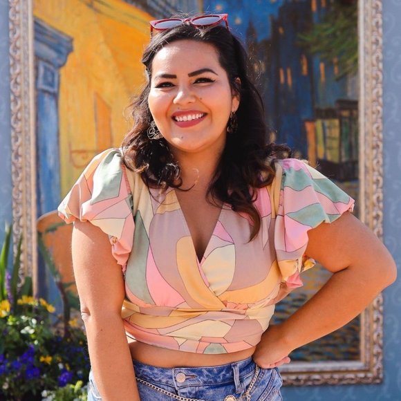 LOVE IS ABSTRACT TOP - Picture 2 of 5